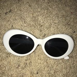 *SOLD* White Clout Goggles Glasses